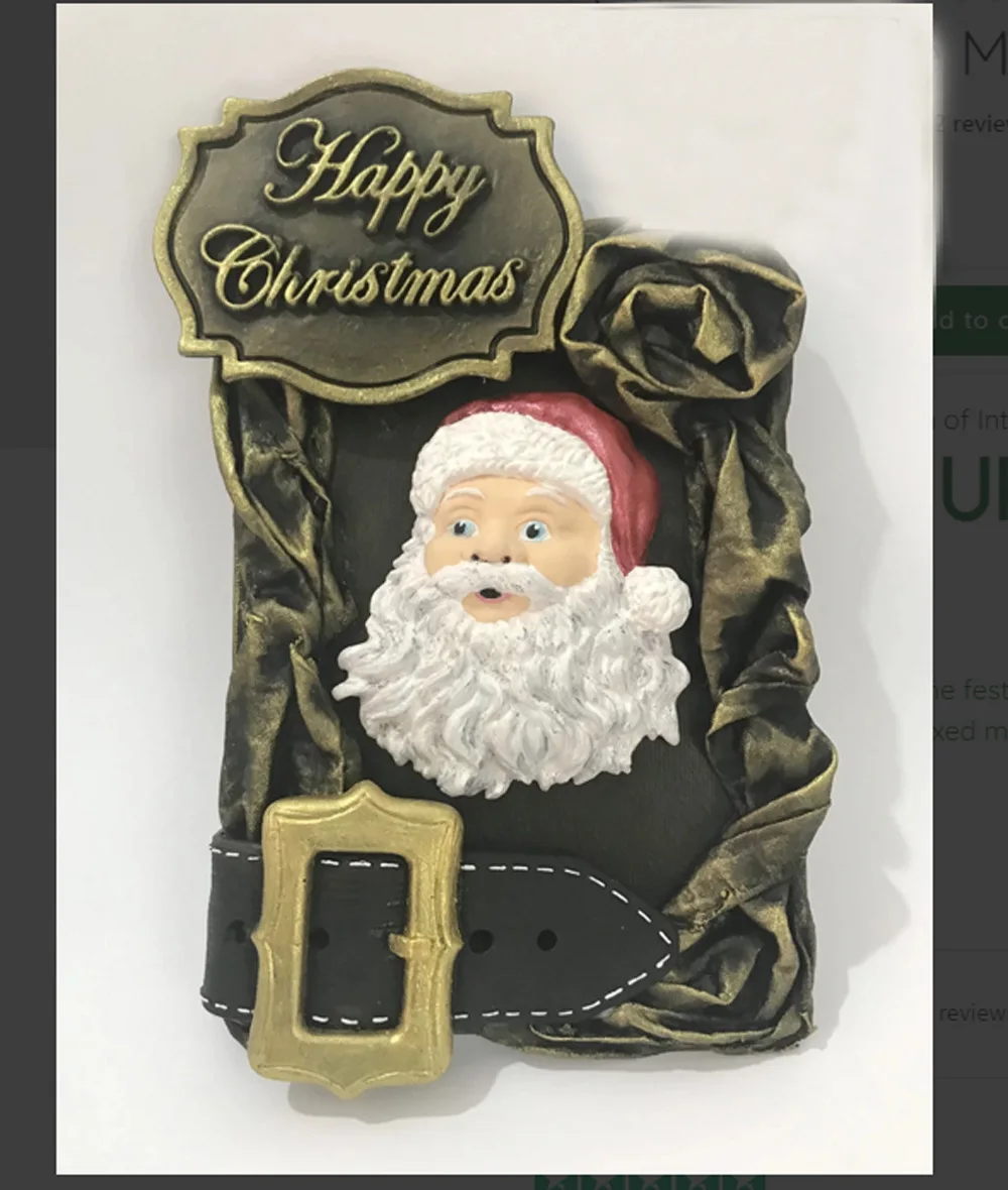 Пояс Санты силиконовая форма для Рождественского торта украшение костюма