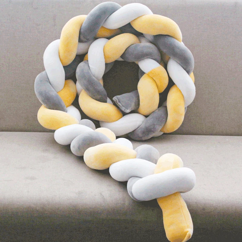 Подушка бампер плюшевая в оплетке 1/2/3/4 м|Подушка| |