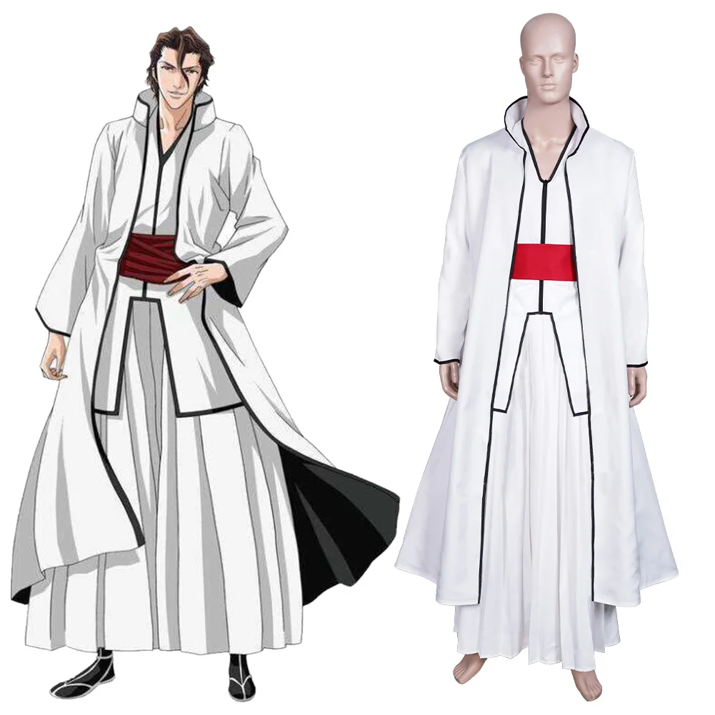Костюм для косплея аниме отбеливатель Aizen Sousuke верхняя одежда костюм на Хэллоуин