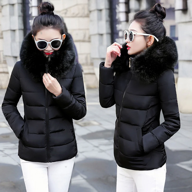 Зимняя женская куртка новинка 2019 модное облегающее Женское зимнее пальто
