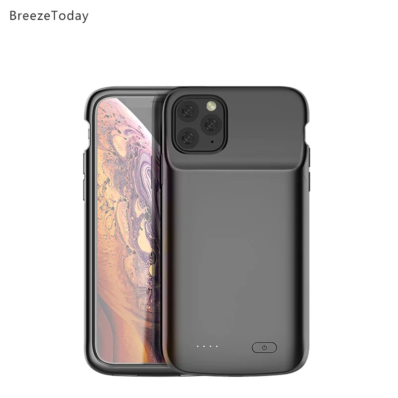 

Новый чехол для зарядки аккумулятора для iPhone 11 Pro Max, внешний аккумулятор для защиты, чехол, чехол для зарядки, чехол для аккумулятора для iPhone ...