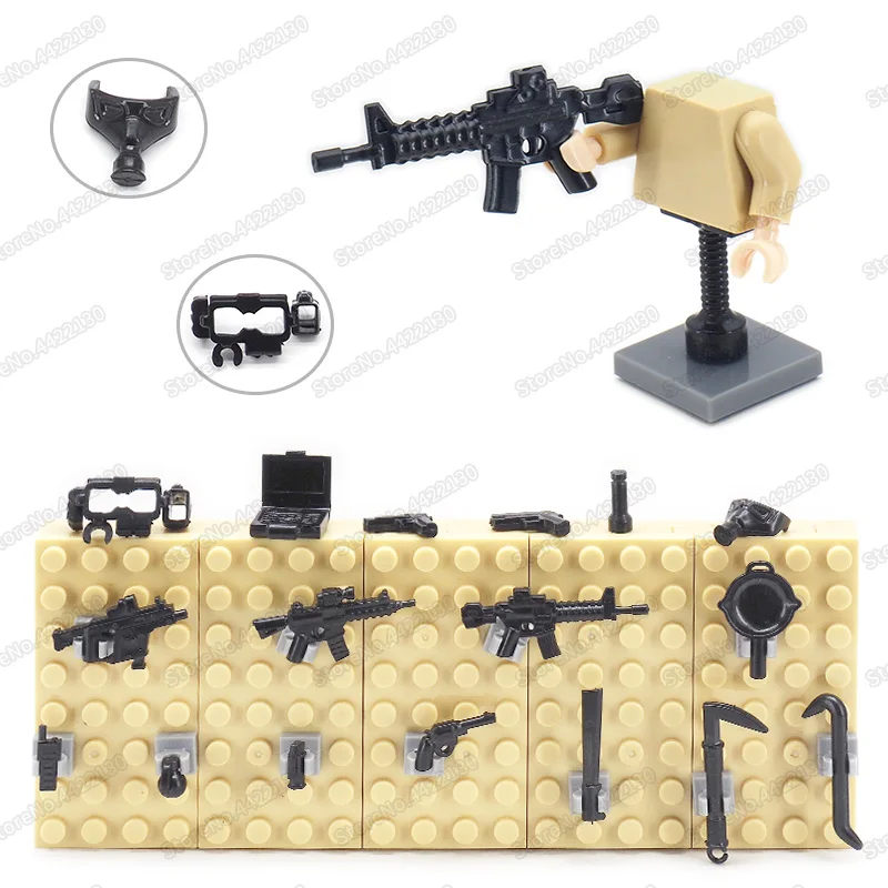 Военное снаряжение оружие искусственная артиллерия фигурки особой силы Moc WW2