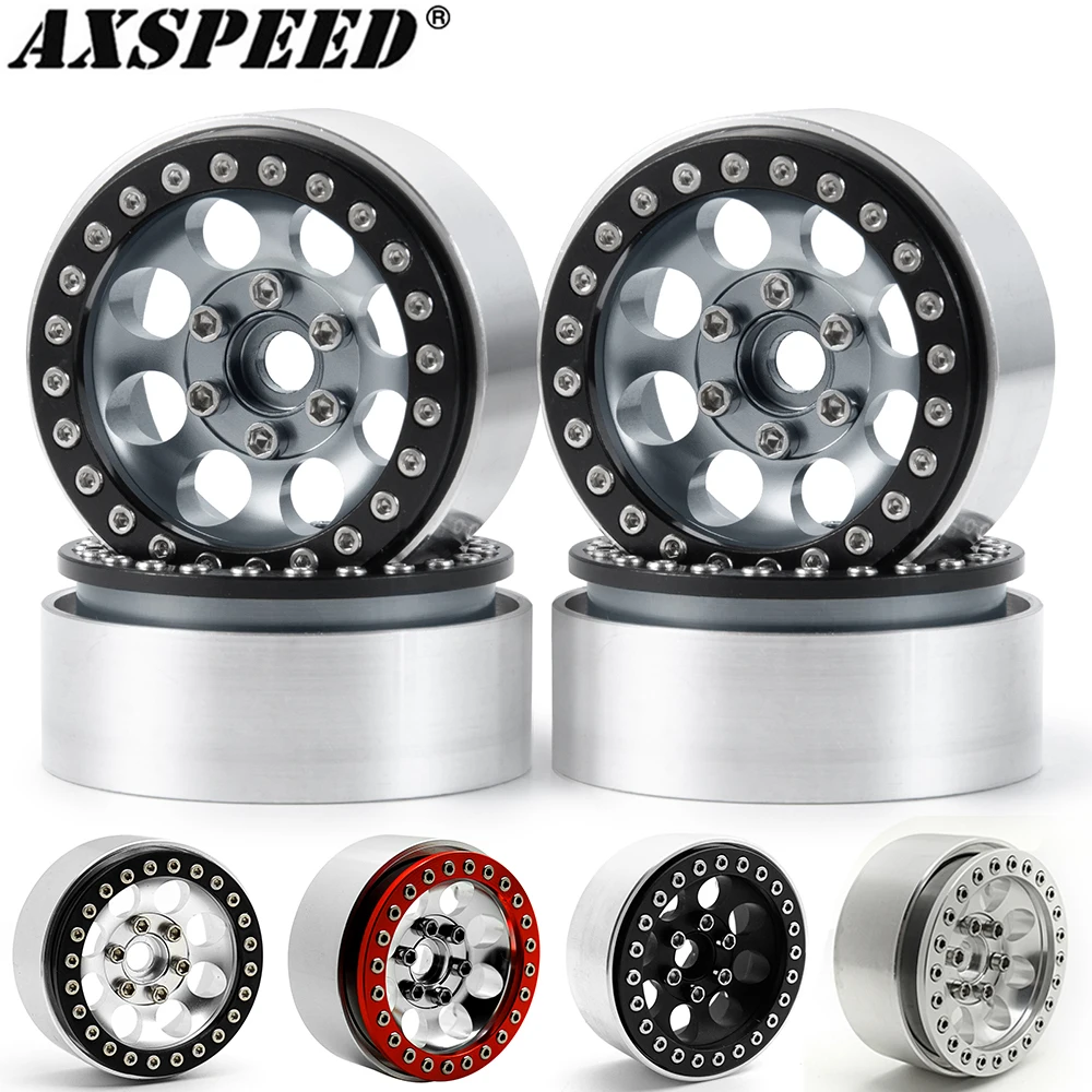 

AXSPEED металлический 1,9 Beadlock колесный обод 8 спиц Ступица колеса для 1/10 RC Crawler Axial SCX10 CC01 F350 TRX-4 D90 90034 обновленные детали