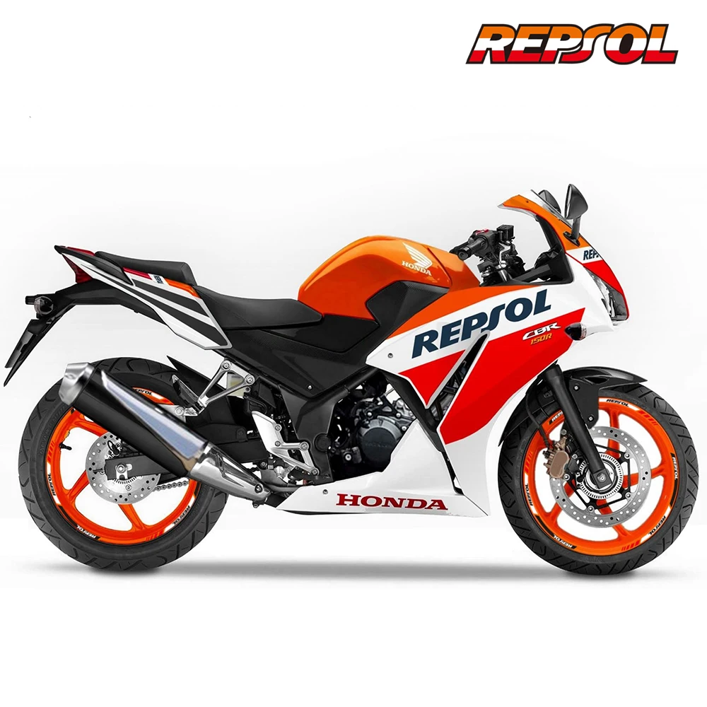 12X мотоциклетные наклейки пленка на колеса граница светоотражающие покрышки для