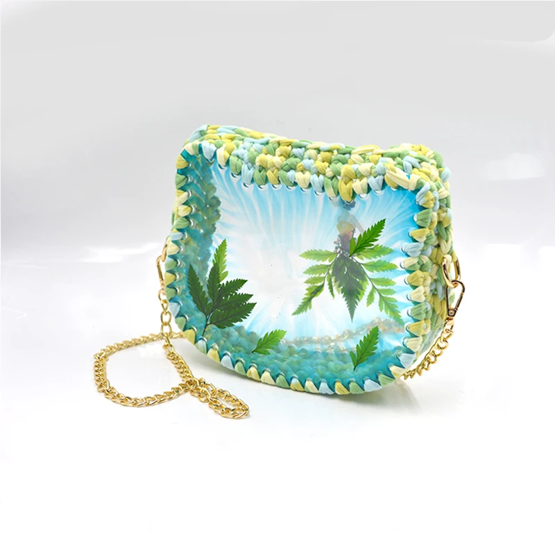 DM169 круглая голова кошки клатч сумка Смола силиконовая форма Кристалл DIY кошелек