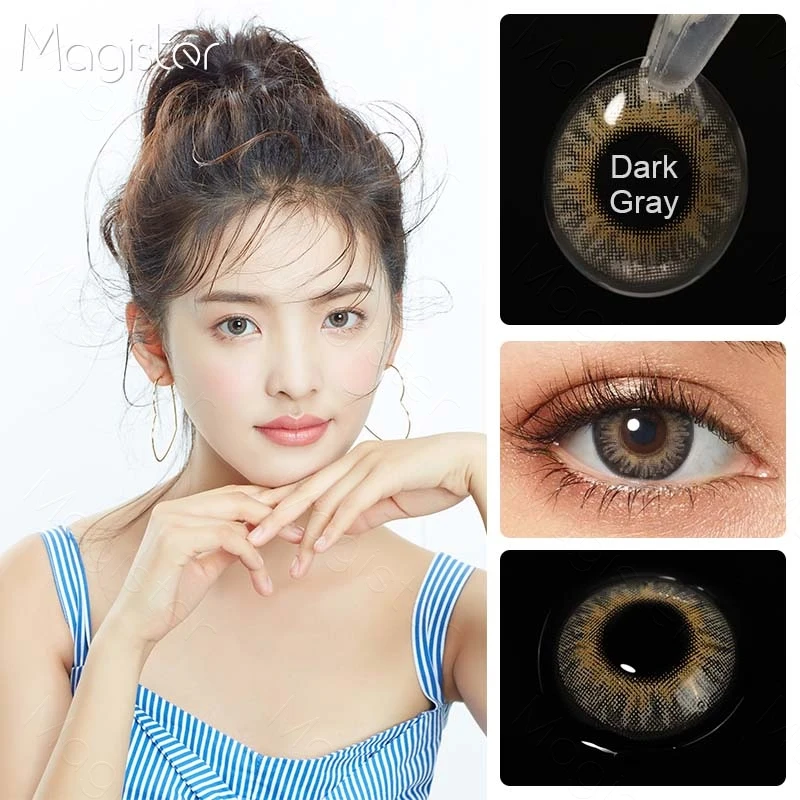 Цветные линзы для глаз 1 пара контактные цветные зрачки контакты с цветами s 2021