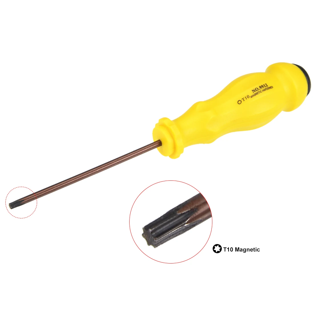Uxcell Магнитная отвертка T10 Torx с 3-дюймовым стальным валом S2 | Инструменты