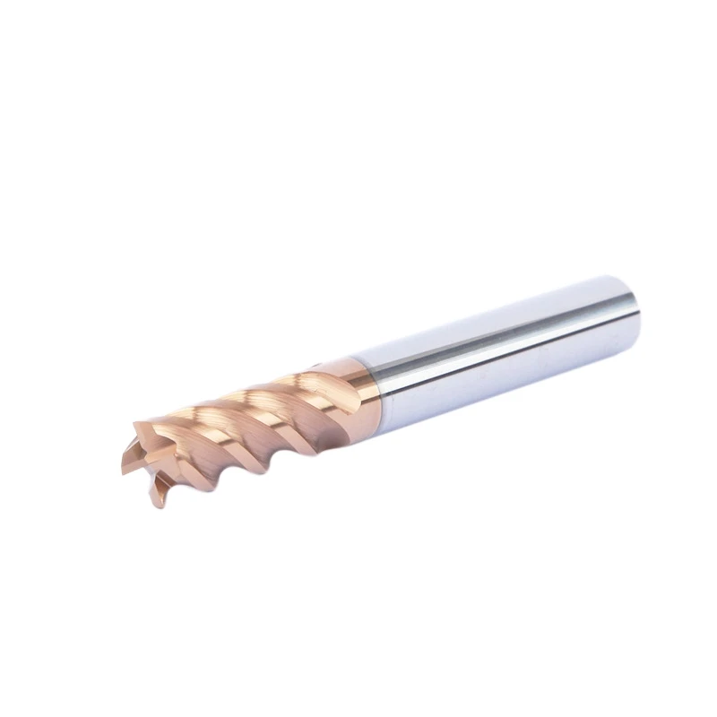 

End Mill 4 Blades Cnc Milling Cutter Tungsten Steel Flat Head U-Shaped Groove End Mill Carbide Rotary Bits Tool