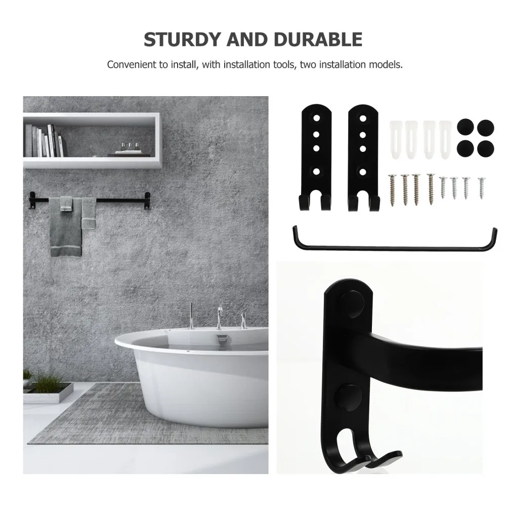 

1 Set Premium Non-perforated Rack Sturdy Bathroom Wall Rack Bathroom Rack