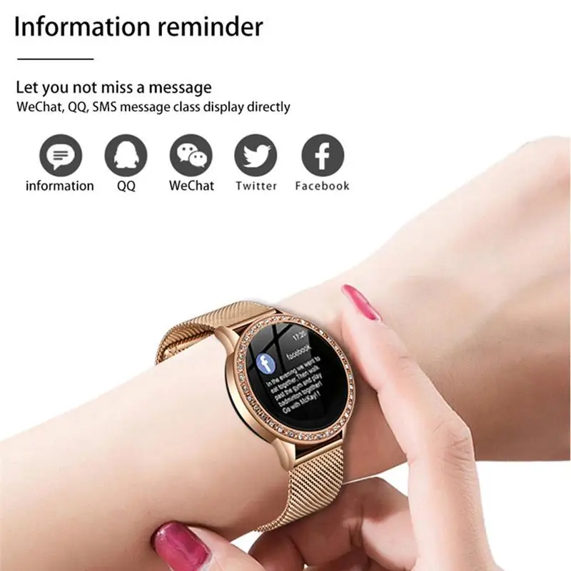 

2020 New Smart Watch Women Men Heart Rate Blood Pressure Sport Multi-function Watch fitness tracker Fashion smartwatch+Box
