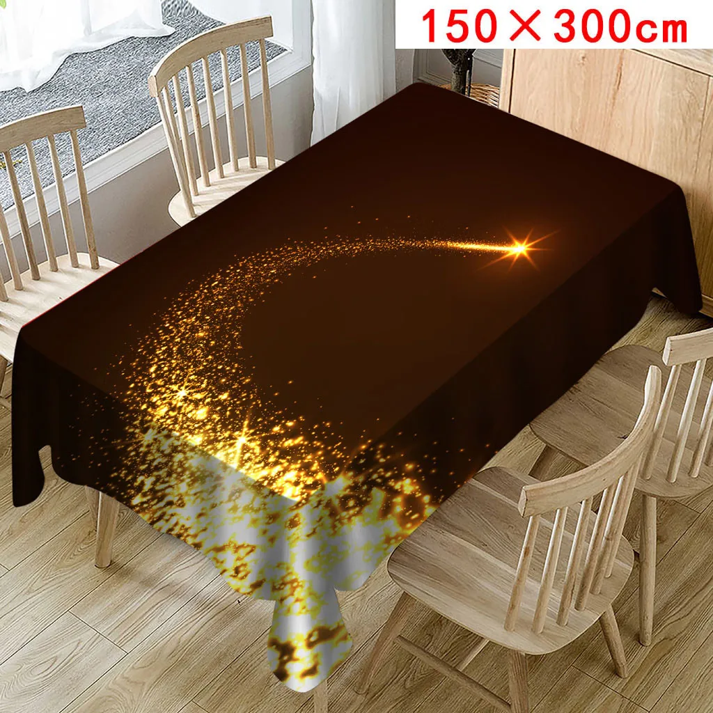 A Блестящая скатерть со звездами, необычная скатерть, домашняя Свадебная вечеринка, квадратная скатерть, мантель, Меса, скатерть, tapete - Цвет: A