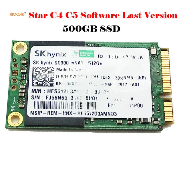 

RIOOAK New Arrival Mini SSD MB SD Connect Compact Star C4 C5 Full Software Last Version 2019.05 Work For Tablet Only SSD 500G