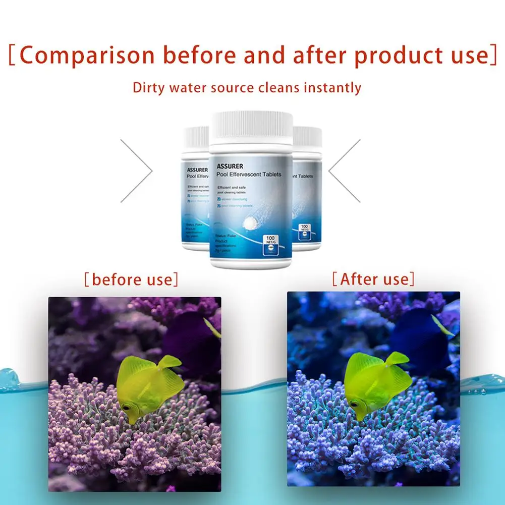 50 шт. таблетки для очистки бассейна|Химикаты и товары испытания - Цена: 78,29 - 375,35 руб.