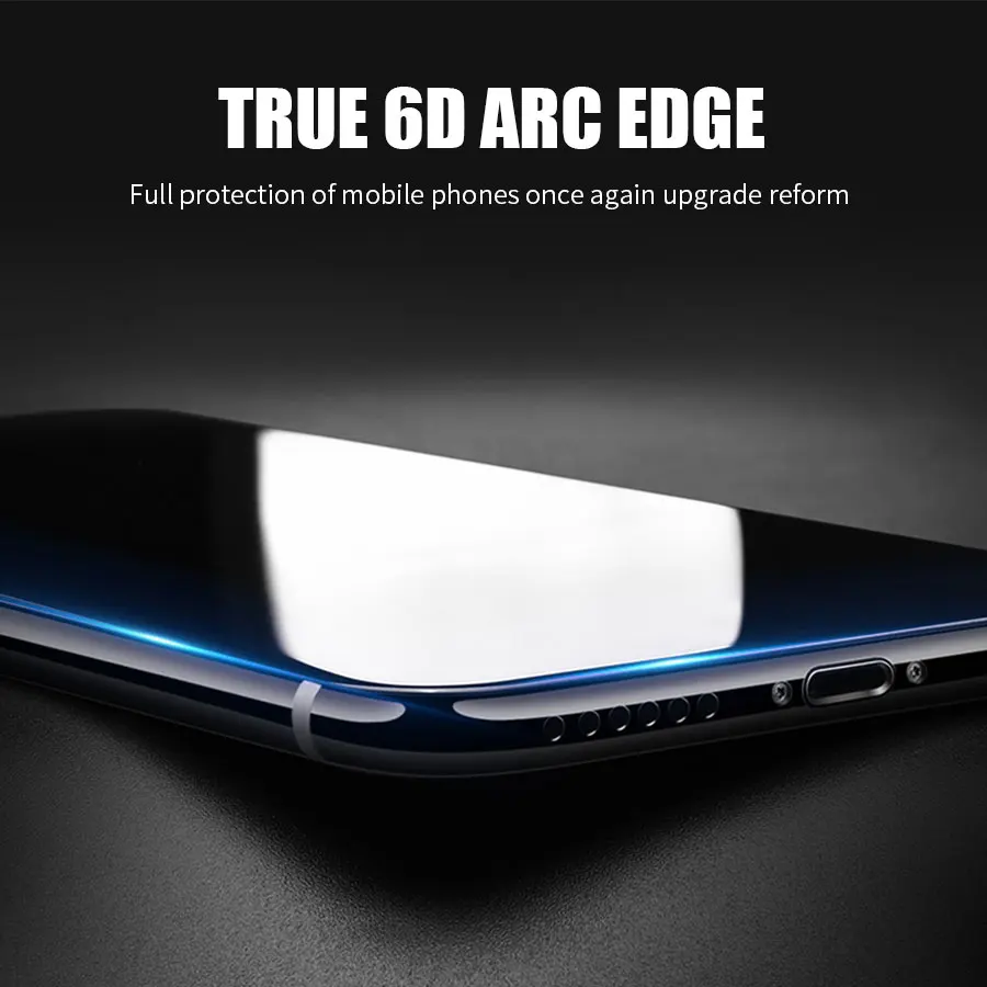 6D закаленное стекло для Samsung Galaxy S20 fe Note 10 A12 A21s A10 A30 A40 A50 A70 A31 A51 A71 M21 M31 M51 защита
