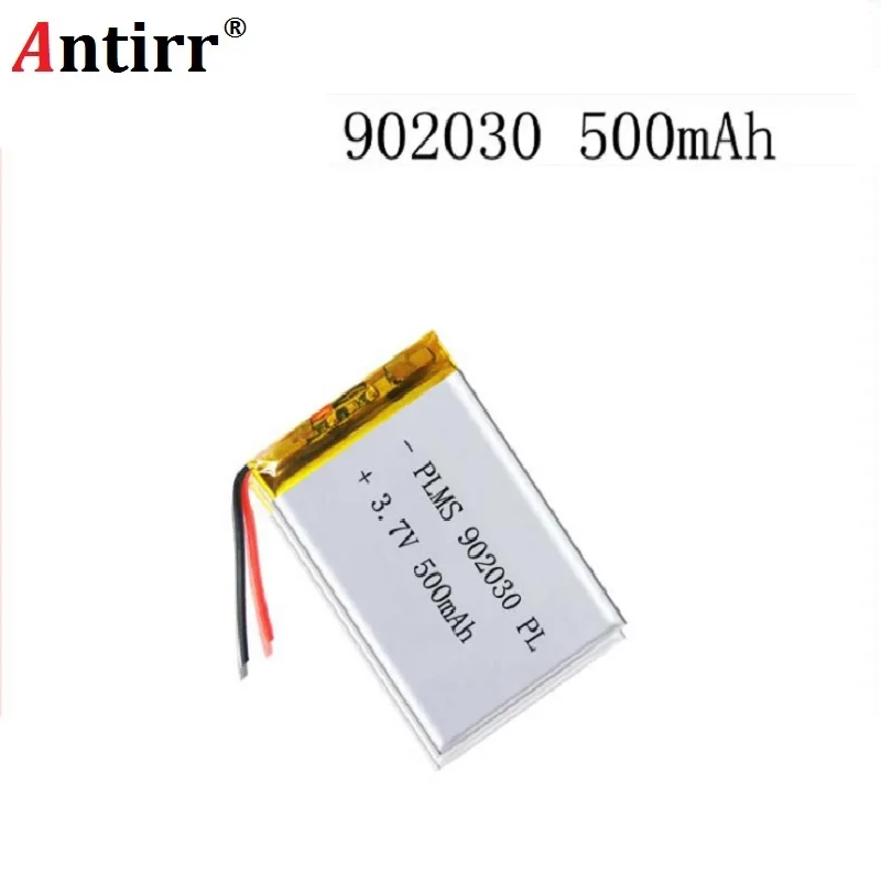 Полимерный литий ионный/литий ионный аккумулятор 3 7 в 500 мАч 902030 для GPS mp3 mp4 mp5 dvd