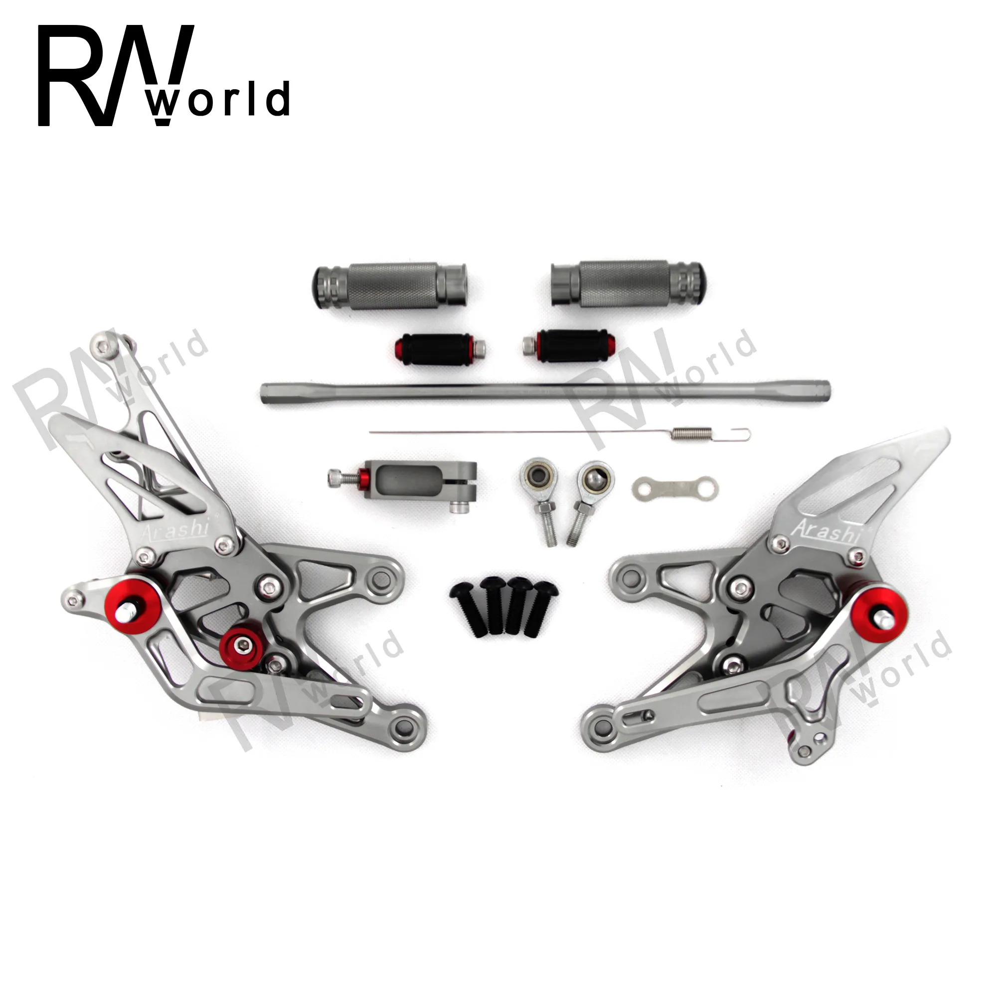 Мотоциклетная задняя подставка для ног YAMAHA YZF R1 07-08 ЧПУ алюминиевая регулируемая