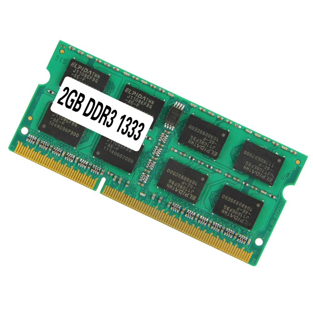 Ноутбук с оперативной памятью в SO DIMM PC3 10600 DDR3 1333 МГц 204PIN 2 ГБ/4 ГБ/8 Гб DDR для