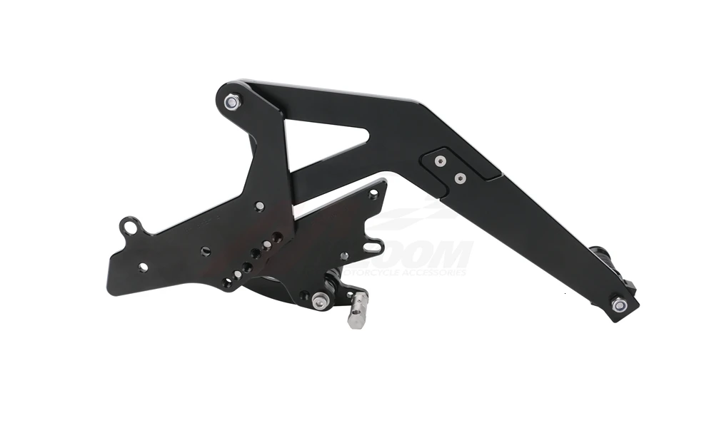 CNC алюминиевый мотоцикл Регулируемый Rearset задний Набор Подножки педаль Подножка для Kawasaki Ninja 650 ER-6N/ER-6F 2012 2013