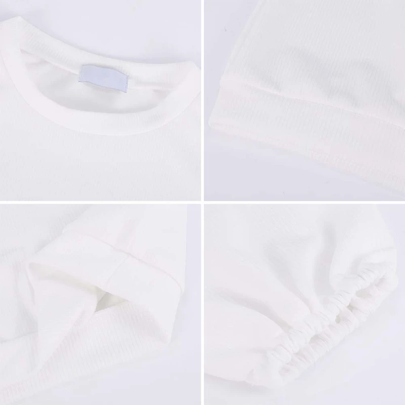 

Korean Fashion Loose Knit Sweater Women Solid Color Round Neck Puffy Sleeve Pullover Casual Warm Sweater Women