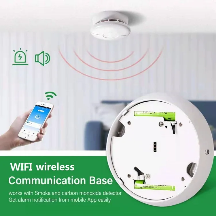 Tuya WIFI Smart UL U.S. Certification Smoke Carbon Monoxide CO Composite 2 in 1 Detection Alarm