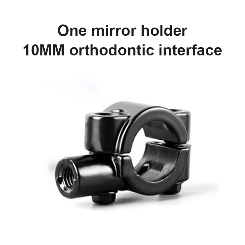 

22mm Motorcycle Mirror Mount Holders Rearview Handlebar Mirror Clamp Fixed Code Inverted Rear Mirror Bracket Installation