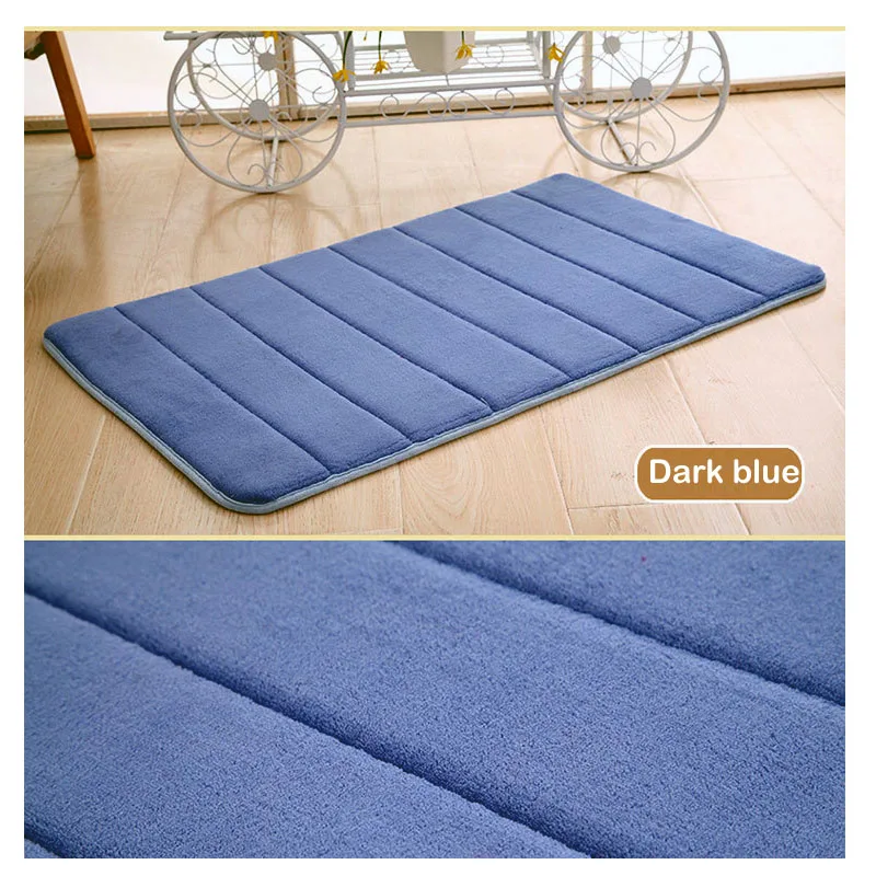 Коралловый флисовый коврик для ванной утолщенный ковер пенная память кухонная