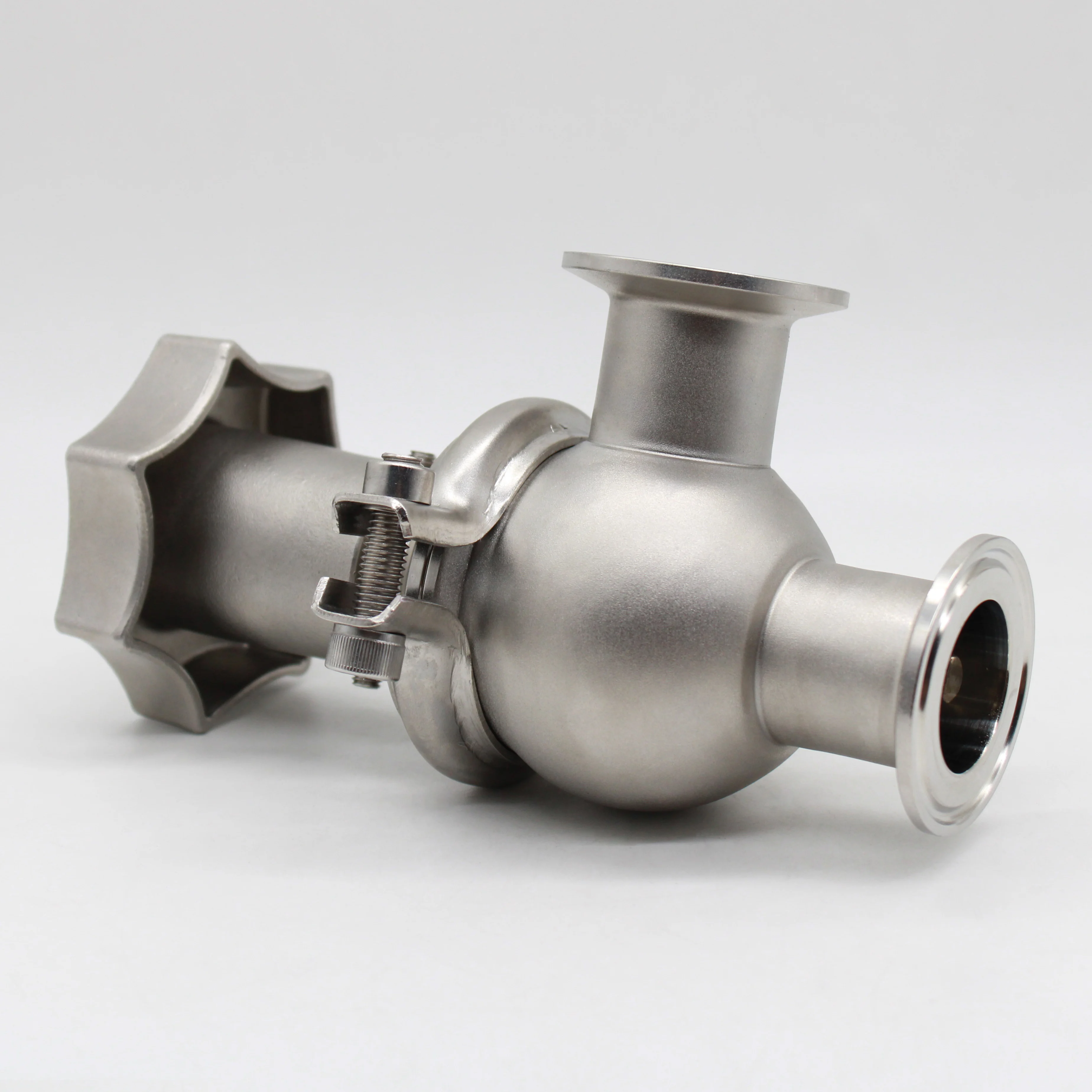 

25 mm / 32 mm / 38 mm / 51 mm chuck, 50.5 mm / 64 mm, 304 stainless steel sanitary control valve