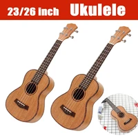 2326 inch high quailty mahogany ukulele 4 string rosewood fretboard bridge guitar hawaiian mini guitarra music instrument
