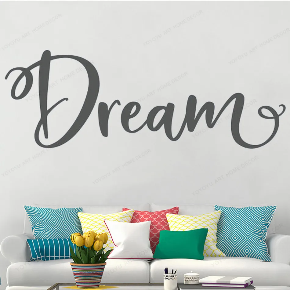 

Dream wall decal Bedroom Wall Decor home Wall Sticker vinyl removable art mural HJ956