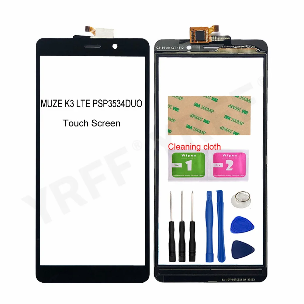 Сенсорный экран для Prestigio MUZE K3 LTE PSP3534 DUO дигитайзер датчик передняя стеклянная