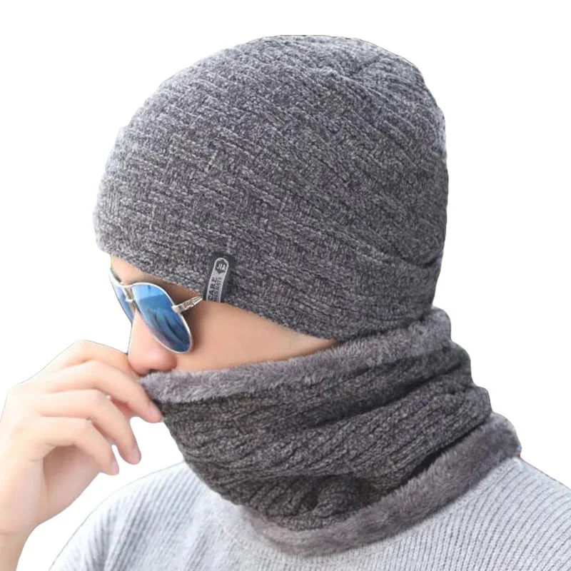 Зимние шапки для мужчин и женщин вязаные шапочки Кепка Gorras капот в Риге бархатная черная Повседневная шапка мужские уличные чулки для лыжников шапки