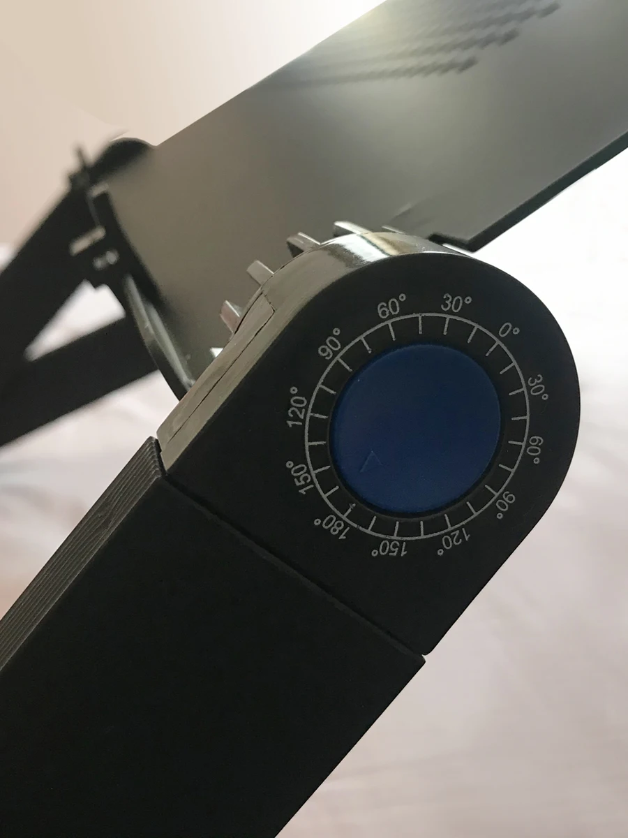 

Sokoltec laptop stand computer desk portable notebook folding table 360 degree adjustable aluminum lazy table