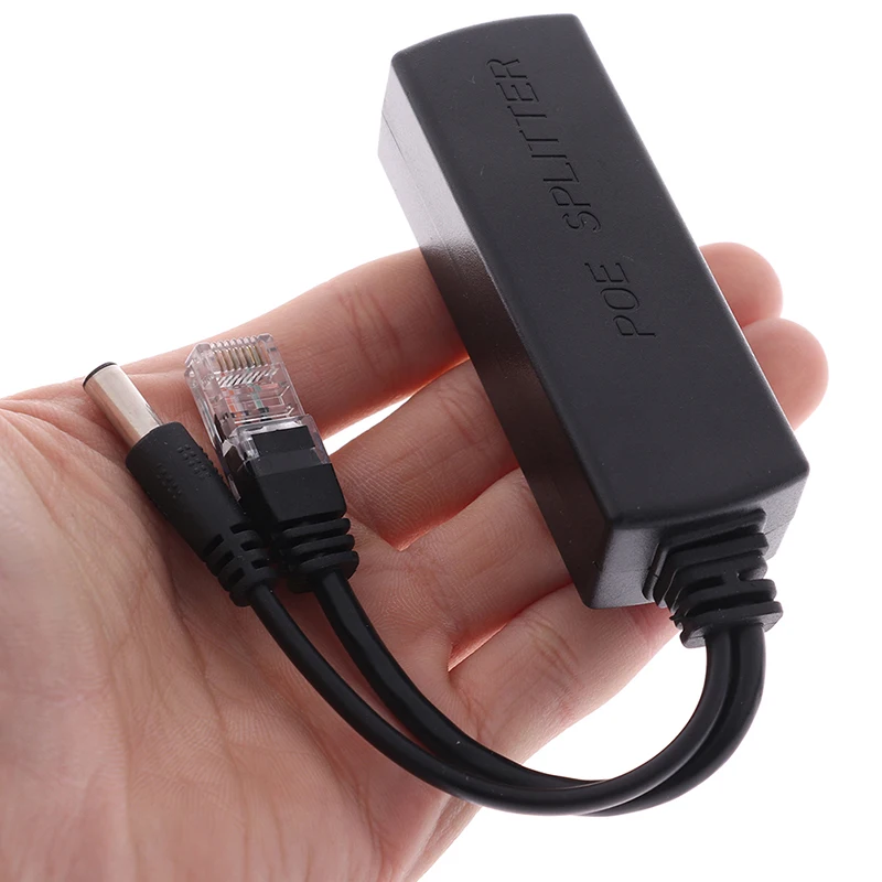 Блок питания POE для ip камеры Пассивный адаптер через Ethernet сплиттер модуль от 48 до