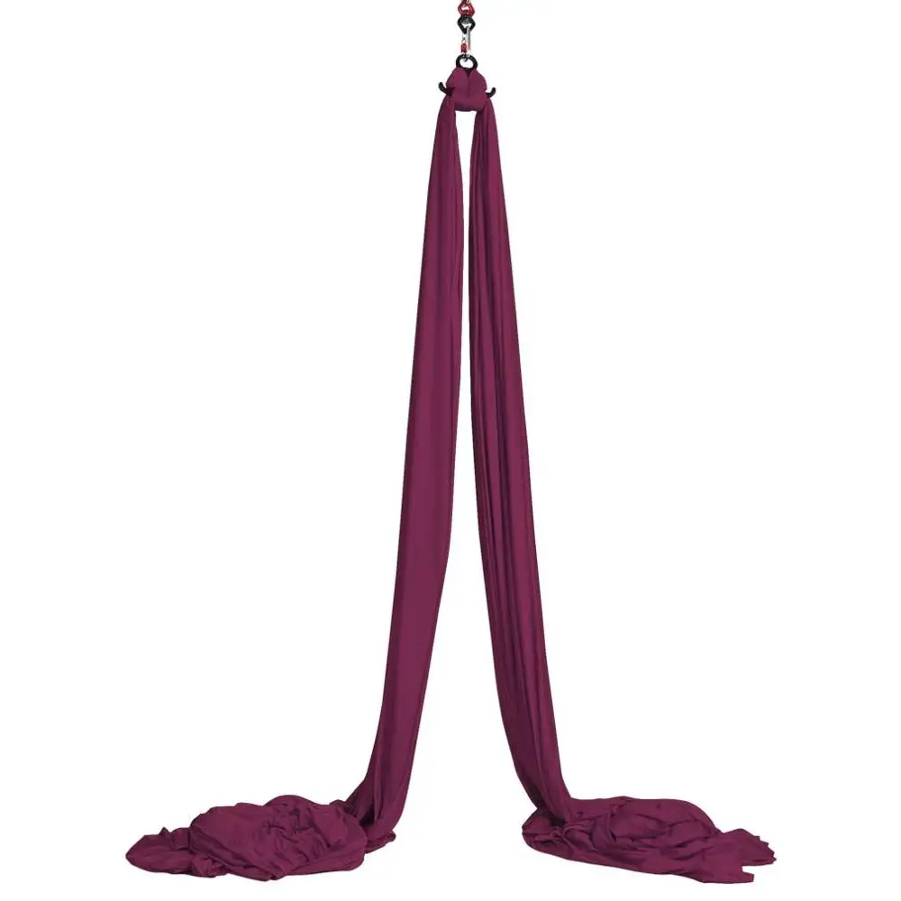 Трапециевидный танцевальный гамак PRIOR FITNESS 11 метров ткань воздушного шелка для