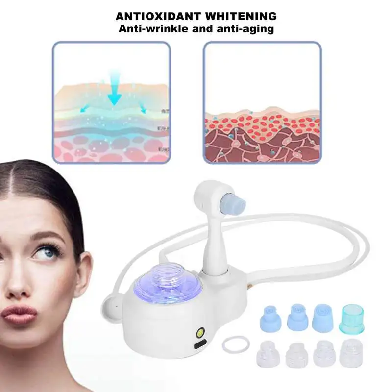 Мини водородный пузырьковый косметический аппарат удаление черных точек