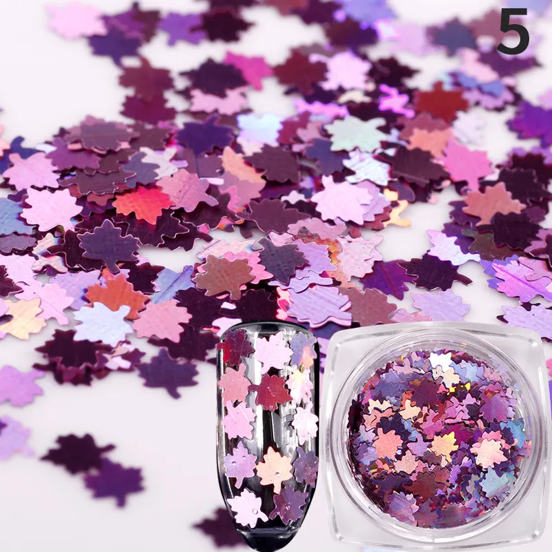 1g голографические пайетки для ногтей Блеск порошок лазерный узор в виде
