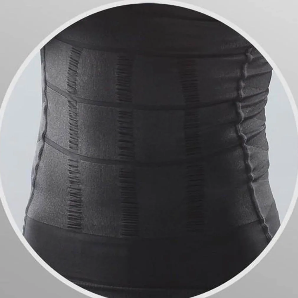 Мужской корсет для похудения утягивающий животик жилет живота талия рубашка с