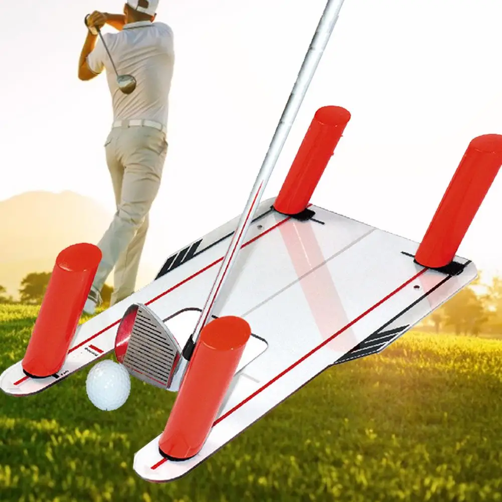 

Golf Putter Trainers With Shattering Mirror Swing Training Aid With 6 Strike Poles Slice Corrector And Speed Training Tool