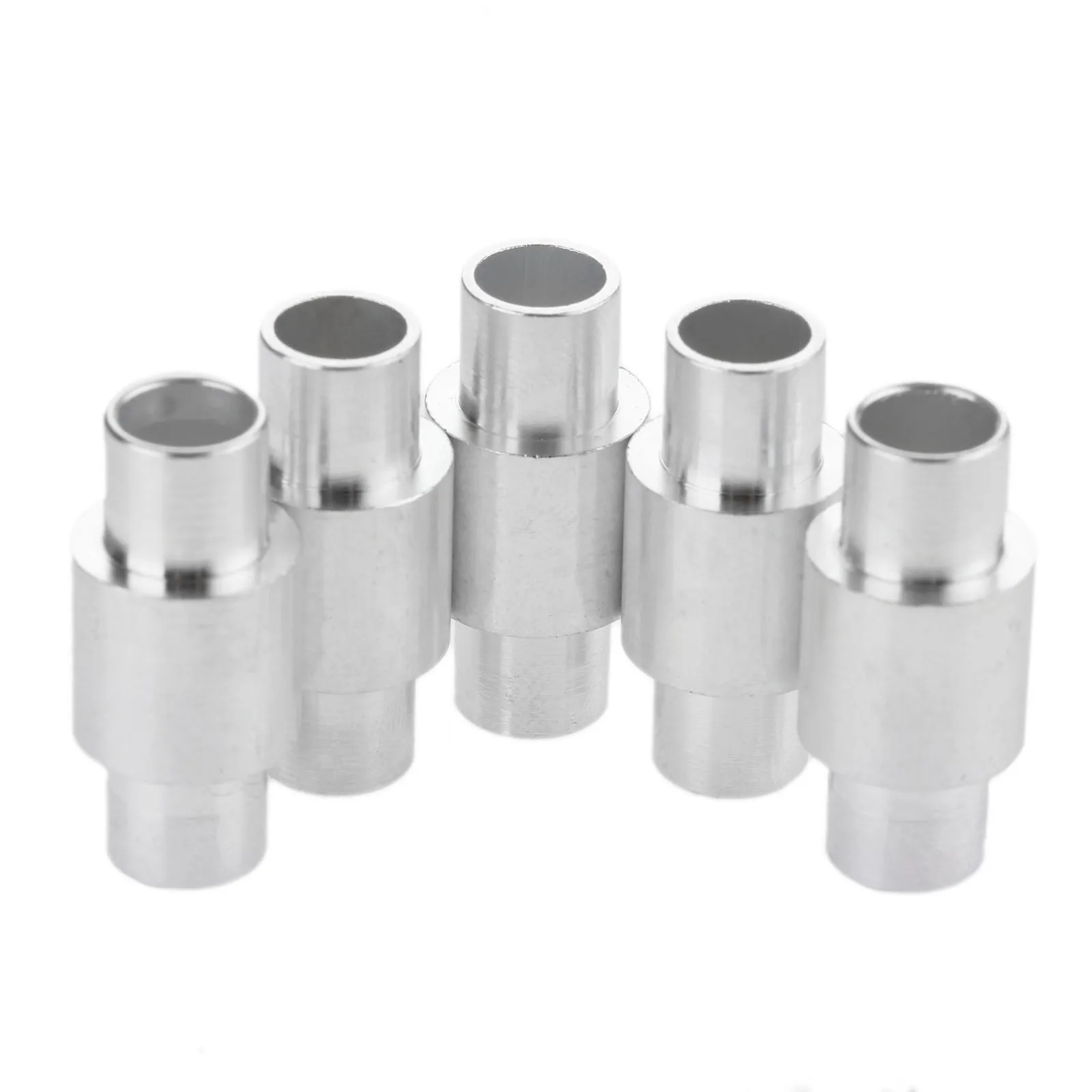 10 шт покрытые серебром Алюминий скейт колесо с резиновым покрытием распорные