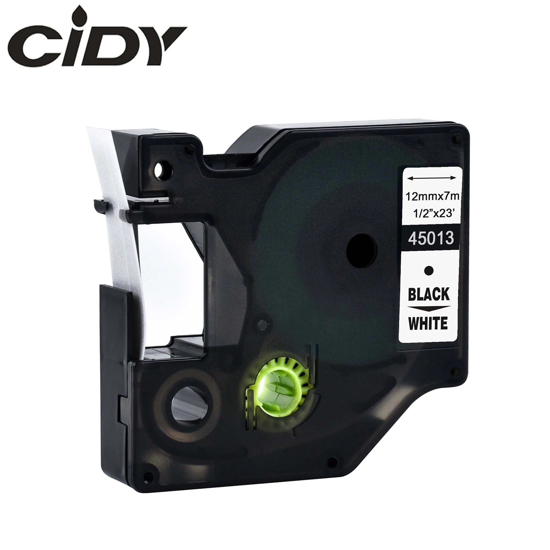 Лента CIDY совместимый с dymo D1 45010 45013 40910 40913 43613 43610 для Dymo label manager LM160 210D 1 шт. |
