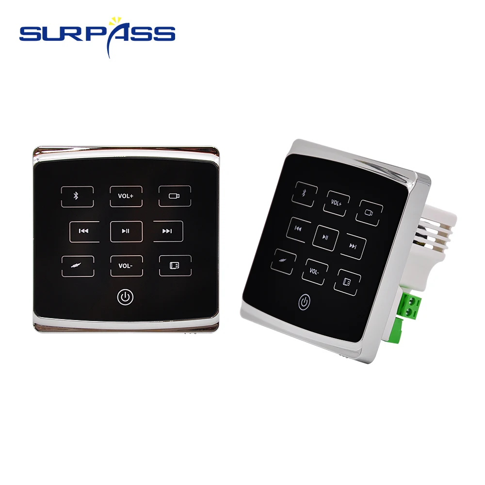 2 канальная аудиосистема для умного дома миниатюрный настенный усилитель с Bluetooth