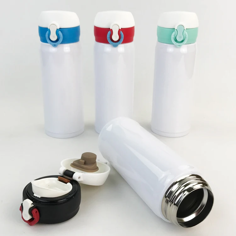 4pcs/lot Blank Sublimation 350ml Bottle Cap Upspring Transfer Prtinting by Sublimation INK DIY Transfer Heat Press Printing