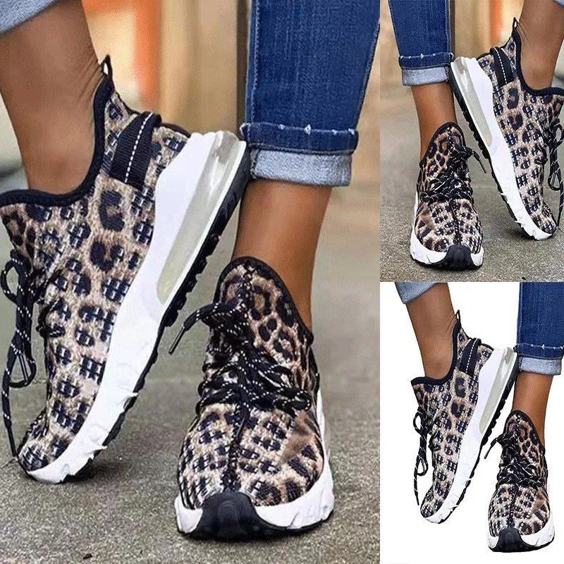 

Spring Autumn Women's Fashion Air Cushion Sports Running Soft Bottom Sneaker Mesh Breathable Comfortable Light Casual Shoes