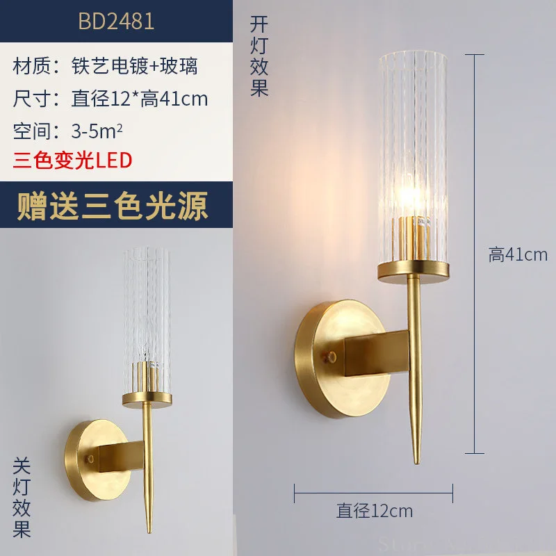 Хрустальный настенный светильник роскошный светодиодный в стиле постмодерн