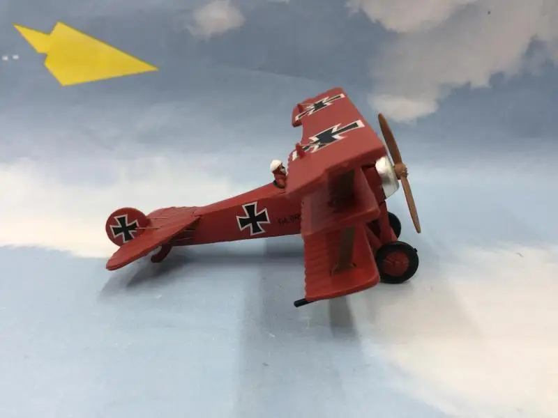 Коллекционная 1/72 весы diecast металлические хобби Fokker Dr. Я триплан истребитель