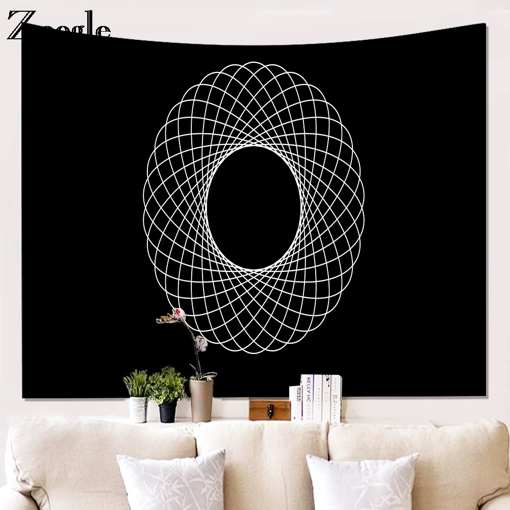 Zeegle абстрактный настенный гобелен пляжное полотенце Полотенца йога коврик