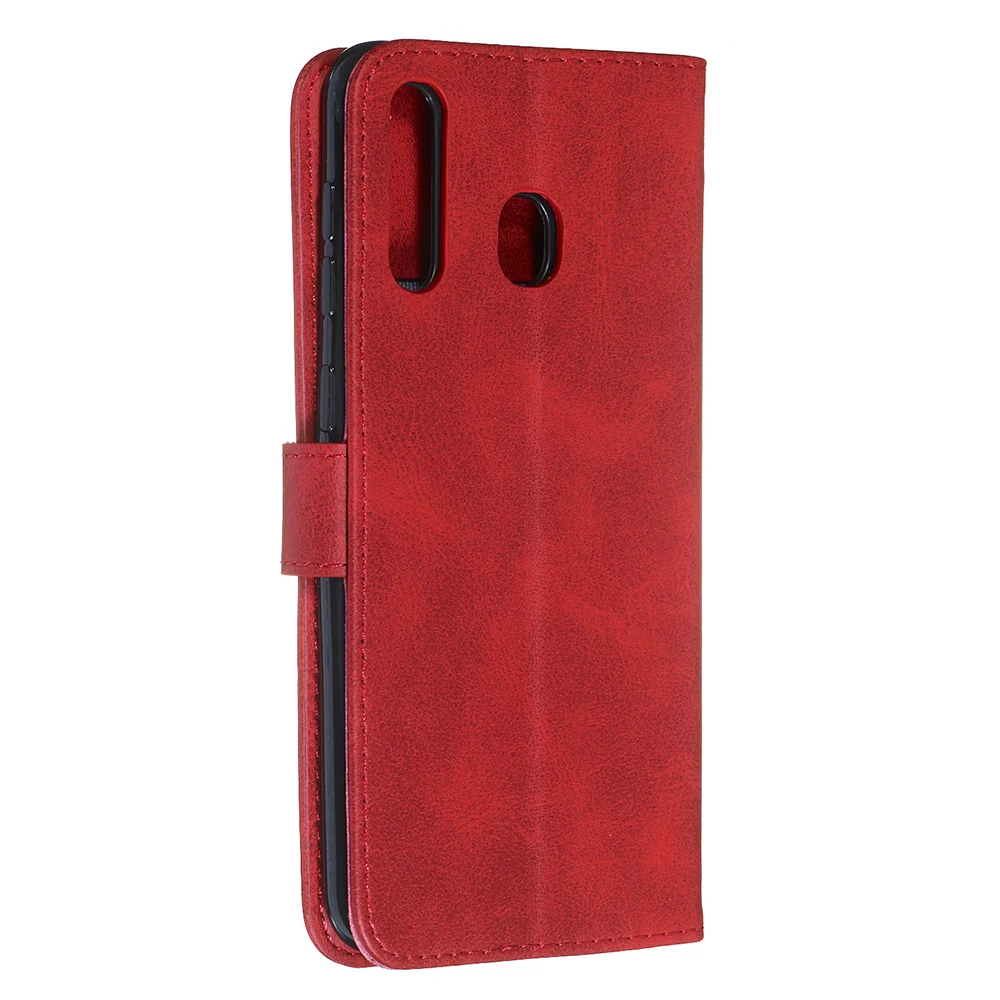 Функциональный чехол-книжка на молнии в стиле ретро с карманами для карт Samsung A20 30