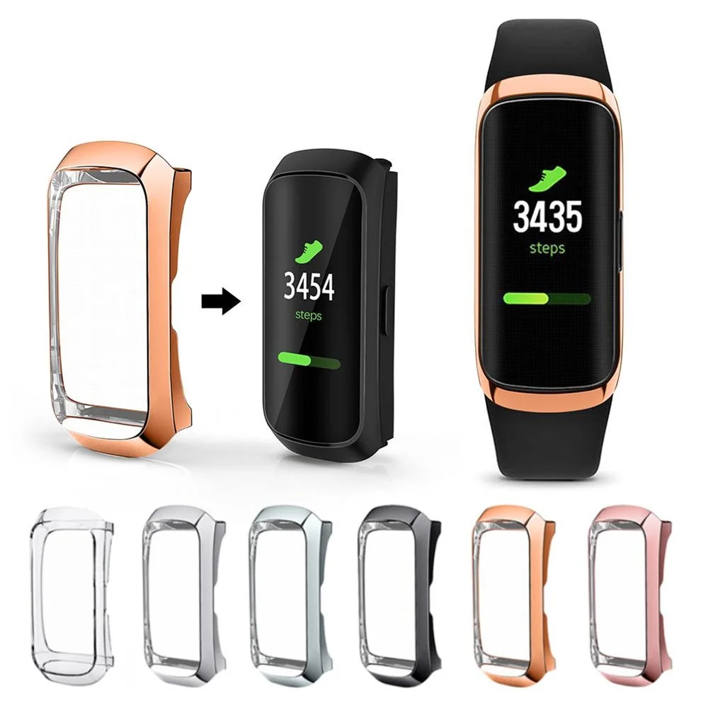 Для Samsung Galaxy Fit SM R370 360 ° полная защитная оболочка Смарт часы чехол TPU покрытие