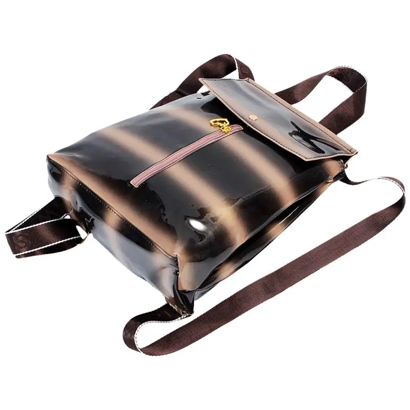 Женский школьный рюкзак с крокодиловым покрытием винтажный повседневный из