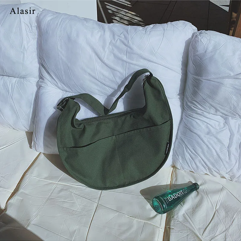 Alasir Artsy Холщовая Сумка для девочек элегантный дизайн однотонные сумки покупок
